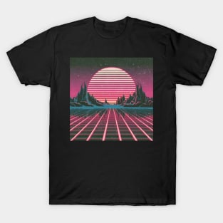 Synthwave sun T-Shirt